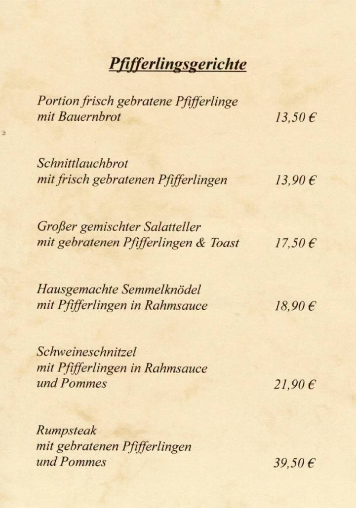 Pfifferlinge